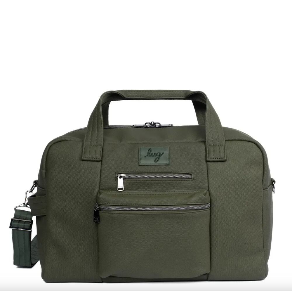 NEW! Lug Charger Matte Luxe VL Overnight Bag in Olive